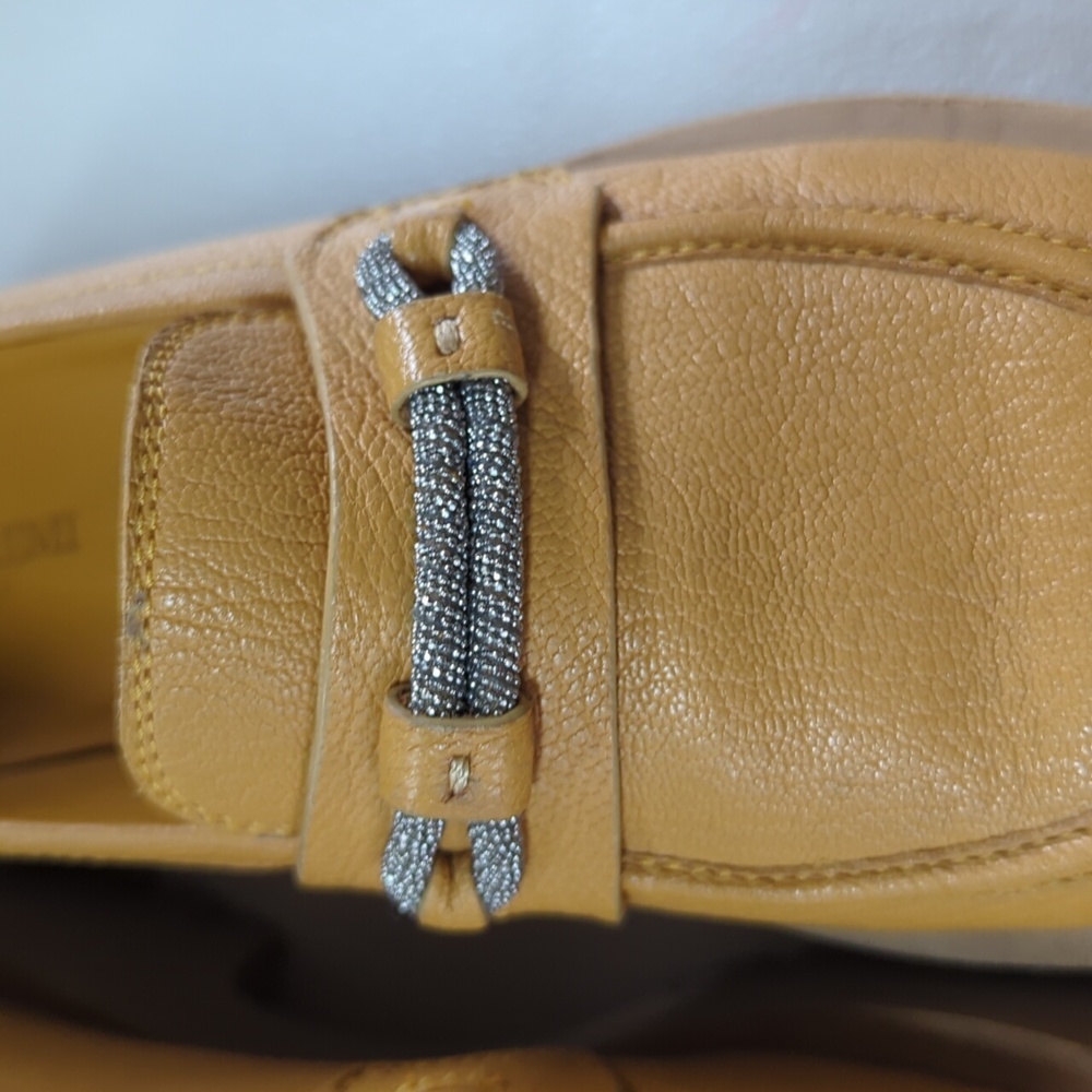 Bruno Premi, Anthropologie, mustard yellow lug loafers. Size 38 - Picture 3 of 11